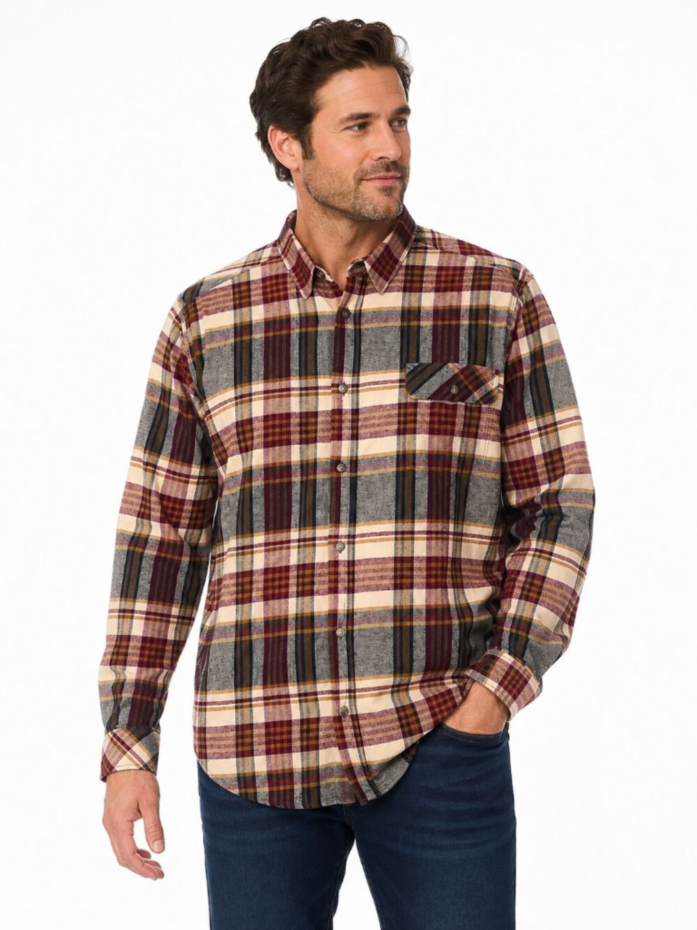 Legendary Whitetails Men's Buck Camp Flannel Shirt